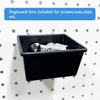 258PCS Pegboard Hooks, Pegboard Accessories Organizer Kit, Pegboard Set for Tools,1/8 and 1/4 inch Pegboard Hooks Assortment, Peg Board Hooks, Peg Board Bins, Peg Locks