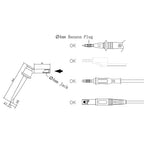 2PCS Mini Grabber with 4mm Banana Plug Universal Digital Display Push Probe Test Clips for Multimeter Leads