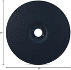 BHA Depressed Center Metal Grinding Wheels for Angle Grinders, 7” x 1/4” x 7/8” - 5 Pack
