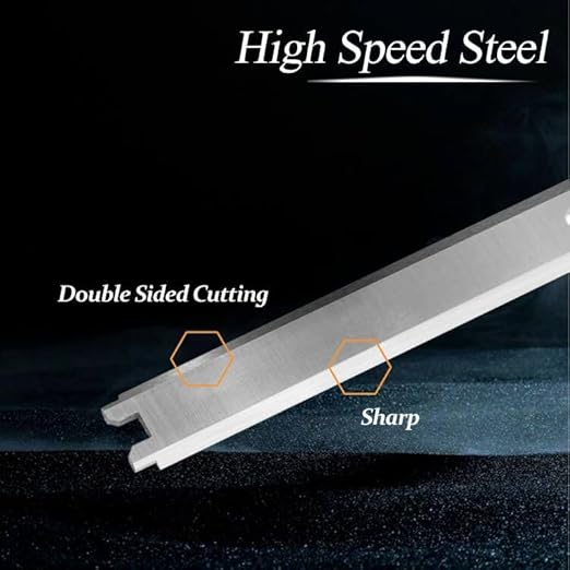 13 Inch Planer Blades Replacement for Ridgid R4330 R4331 TP1300LS AC20502 Thickness Planers Heat Treated Double Sided HSS Planer Knives, Set of 6