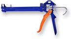 9" Caulk Gun,Sealant Finishing Tool for Kitchen Bathroom Sink Joint,No Drip Silicone Gun with Rotating Cradle,Smooth Round Rod for 10oz Caulk Tubes