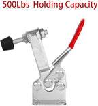 Accessbuy Toggle Clamp Hold Down Clamp 220Lbs Holding Capacity Antislip Horizontal Quick Release Toggle Clamp 4 Pack