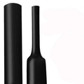 XHF 1-1/4 Inch (30mm) 3:1 Waterproof Heat Shrink Tubing Marine Grade Wire Cable Adhesive Lined Tube Insulation Seal Against Moisture Corrosion and Air Leakage, 4 Ft Black