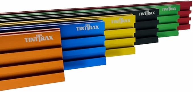 Multi T-Track - 3" Universal T-Track for Woodworking | Anodized Aluminum T Track Fence System | Woodworking Accessories | 24" Fence System (Set of 2) | Orange