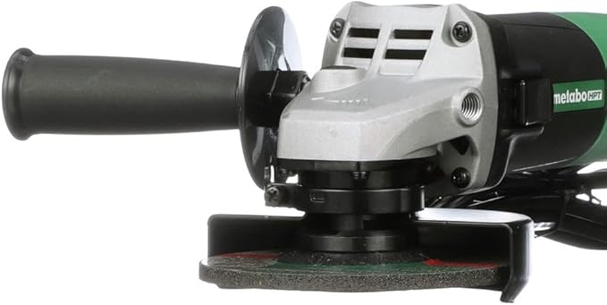 Metabo HPT 4-1/2-Inch Angle Grinder, Includes 5 Grinding Wheels & Hard Case, 6.2-Amp Motor, Compact & Lightweight, G12SR4
