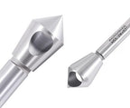 Accusize Industrial Tools 5 pc 82 Deg 0-Flute HSS Countersink & Deburring Tool Set, Pilotless Type, 0206-0482