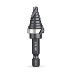 THINKWORK M35 Cobalt Spiral Flute Step Drill Bit, Single Size HSS Step Bit 5/8", Small Size EDC 1/4" Shank Step Bits for Metal, Carbon Steel, Stainless Steel, Wood, Plastic