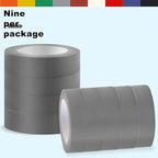 Romeda 9 Pack Electrical Tapes, Electrical Tape Water, Sun, and Oil Resistant, Electrical Tape is Suitable for Most Domestic, Commercial, and Industrial environments - Gray
