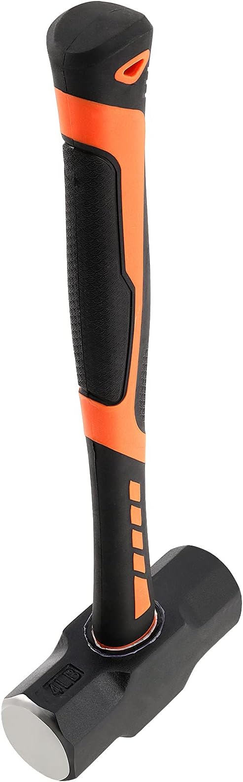 JOIKIT 2 PCS 3 Pound Sledge Hammer, Drilling/Crack Hammer with Forged Steel Head and Non-Slip Shock Absorbing Grip, Solid Construction for Demolition Work
