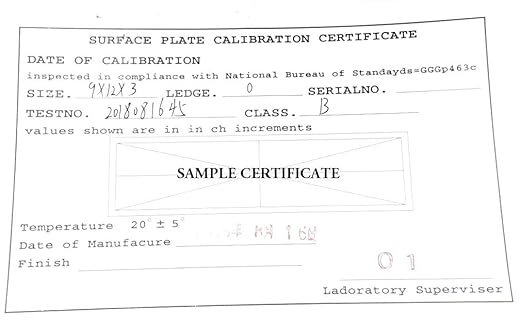 HHIP 4401-1812 Black Granite Surface Plate, Grade A, Ledge 0, 18" Length x 12" Width x 3" Height, +/000050" Accuracy, 80 lb. Weight