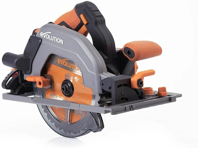 Evolution Cordless 8-Tool Combo Kit | 7-1/4 Sliding Miter Saw, 6-1/2 Circular Saw, Reciprocating Saw, Drill, Impact Driver, Multi-Tool, Vacuum & Torch Light | 2Ah & 4Ah Batteries, Charger