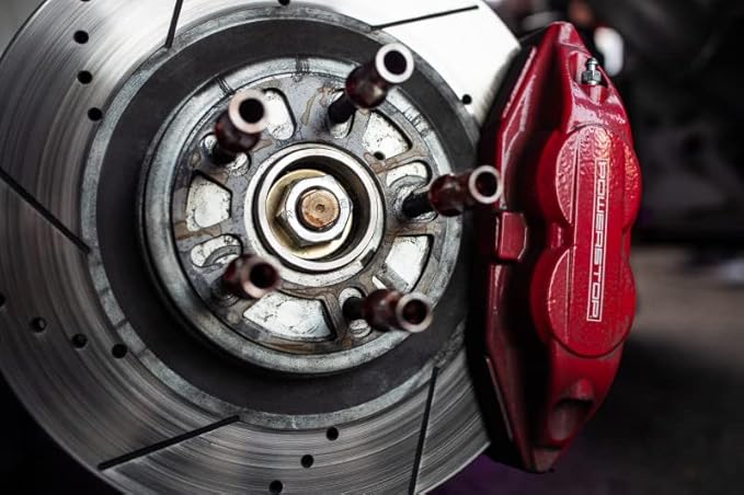 Power Stop Caliper Set for Chevrolet Dodge GMC Select Models Front Pair of High-Temp Red Powder Coated Calipers S4297