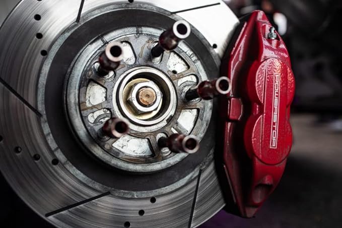 Power Stop S4918A Front Pair of High-Temp Red Powder Coated Calipers For Cadillac Escalade XTS Chevy Silverado 1500 Suburban 1500 Tahoe Savana 1500 Sierra 1500 Yukon [Application Specific]