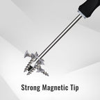 Flat Head Screwdriver Set (5 Pack in the Following Sizes - 1/16", 1/8", 3/16", 1/4", 5/16") Slotted Screwdrivers with Magnetic Tips & Soft Ergonomic Handle - Standard & Precision Flathead Screwdrivers