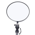 12-Inch LED Vehicle Inspection Mirror with 9 Lights,35" - 47" Retractable Extension Mirror for Car Undercarriage, Truck & Equipment Inspection, with Carrying Case