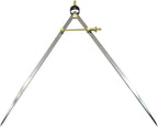 Taytools 468051 3 Piece Set Toolmaker's “Yankee” Rapid Adjust Quick Spring Nut Dividers, Inside ID & Outside OD Calipers, 0-12 Inches / 300 mm Range, Brass Fulcrum and Fine Adjustment, Flat Leg
