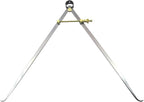 Taytools 468051 3 Piece Set Toolmaker's “Yankee” Rapid Adjust Quick Spring Nut Dividers, Inside ID & Outside OD Calipers, 0-12 Inches / 300 mm Range, Brass Fulcrum and Fine Adjustment, Flat Leg