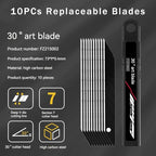 Utility Razor Knife for Crafts, Box Cutters, Exacto Knife, Paper Cutter, Letter Envelope Opener, 10pcs Blades Set (Cool Utility Knif)