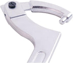 Eowpower Chrome Vanadium Adjustable C Spanner Hook Wrench Tool Round Head 51-121 mm