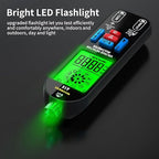 Digital Multimeter Rechargeable Electrical Tester NCV with Audible and Visual Alarms Auto-Ranging Measures AC/DC Voltage Capacitance Resistance Continuity Capacitance Diode Live Check Tester