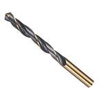 Drill Bit, 10.5mm Cutting Diameter, 4341 HSS Gold and Black 118° Cutting Angle Number Jobber Bits - (Applications: for Drilling Soft Metal Plastic Wood), 1-Pieces