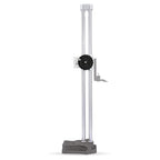 Dasqua 24"/600mm Double Beam Digital Height Gauge with Feed Wheel, Heavy Duty Cast Iron Base with Carbide-Tipped Scriber, Accuracy: ±0.0019"/0.05mm, Resolution 0.001"/0.01mm