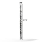 CSOOM SDS Plus Rotary Hammer Drill Bit 1/2"x12.2", Professional Concrete Drill Bit for Concrete, Brick, Stone and Cement Walls