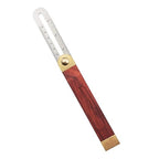 Bevel Gauge, Sliding Bevel Gauge, 8 Inch T Bevel Angle Finder with Wooden Handle T Measurements Ruler for for Craftsman Carpenter