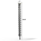 CSOOM SDS Plus Rotary Hammer Drill Bit 1"x18.11", Professional Concrete Drill Bit for Concrete, Brick, Stone and Cement Walls