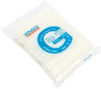 XINGO 1000 PCS 4 inch White Cable Zip Ties, 18lb Strength, Small Tie Wraps Self-Locking Nylon Zip Ties for Indoor and Outdoor Use