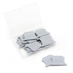 20Pcs D/UK-2.5BG End Cover for DIN Rail Mounted Terminal Block, PA6 Rail Mounted Terminal Block End Cover