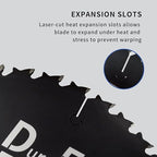 12 Inch 40 Tooth General Purpose ATB Saw Blade with 1 Inch Arbor & DuraGuard Nonstick Coating for Miter Saws and Table Saws