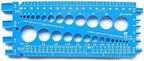 Nut, Bolt & Screw Gauge Standard & Metric Coarse & Fine Diameter, Length & Thread Pitch (Blue)