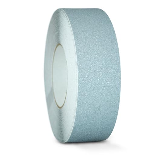 GGR Supplies T.R.U. NST-20C Gray Non-Skid Tape 6 in. Wide x 60 ft. Length Safety Way 60 Grit Anti Slip Traction Tape 32 Mil No Slip