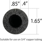 Foam King Brand Insulating Foam Pipe Covers. 3/4 inch by 3 feet, Pack of 4