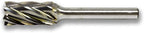 Benchmark Abrasives Ball Shape Premium Tungsten Carbide Burr with 1/4 Inch Shank Aluminum Cut Rotary Tool, Engraving Tool for Non-Metals Shaping Carving (SB-5NF)