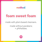Method Foaming Hand Soap, Pink Grapefruit, 10 Fl Oz, Biodegradable Formula, (Pack of 3)