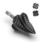 Cobalt Steel Step Drill Bit Set - Suitable for Metals, 1/4“ to 1-3/8” Specifications, Impact Step Drill bits with Titanium Coating and Aluminum Shell Professional Metal Drill bits