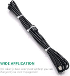 1000pcs Nylon Zip Ties, 3 Inch White Zip Cable Ties, Self Locking Cable Ties, 6/6 nylon, Heavy Duty, 50 lb tensile strength, for Indoor and Outdoor