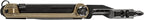 Gerber Gear Armbar Slim Drive Pocket Knife EDC Multitool with Screwdriver, Bottle Opener, Burnt Bronze