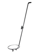 Vehicle Inspection Mirror/Under car Inspection Mirror - 12 Inch Diameter Security Mirror with Wheels and LED Light