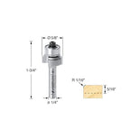 Amana Tool - 49493 - 49492 Carbide Tipped Corner Round 1/16 Radius x 5/8 Dia x 5/16 x 1/4" Sha