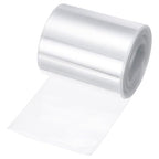 MECCANIXITY Battery Wrap PVC Heat Shrink Tubing 58mm Dia 90mm Flat 33 Feet(10meters) Clear Good Insulation for Battery Pack