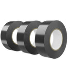 SWRT 0.75 in x 66 FT Black Electrical Tape Waterproof, 3 Pack High Temp Electric Tape Under 600V for All Weather - UV Protection - Flame Retardant