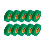 GTSE Green Electrical Tape, 10 Rolls – Waterproof, Industrial Grade Vinyl, 3/4 in x 66ft– Strong Self-Adhesive PVC Electric Tape for Wire Insulation, 7 Mil, 600V – UL/CSA Listed