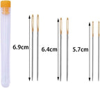 11 Pieces Bookbinding Kit Starter Tools Set Bone Folder Paper Creaser, Waxed Thread, Awl, Large-Eye Needles for DIY Bookbinding Crafts and Sewing Supplies
