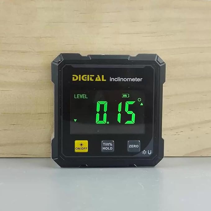 Digital Angle Finder,Digital Level,Inclinometer, Protractor Inclinometer Angle Cube Level Tool,Ultra-Accurate Readings,Used for Woodworking,Table Saw,and Construction