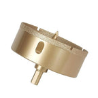 Brazed Diamond 3-1/2 inch Hole Saw with Center Drill Bit for Ceramic,Porcelain,Tile,Glass,Granite Quartz,Marble,Gemstone,Dry Drilling 90mm