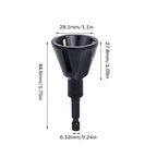 Deburring External Chamfer Tool, Deburring Drill Bit, Quick Release 1/4" Hex Shank Remove Burr Tools for 3/16"-1"(5mm-25mm) TS/DJQ-01