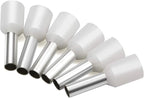 XHF 1000 PCS AWG 22/0.5mm² Wire Ferrules Insulated Copper Crimp Connectors, Crimp Pin Cord End Terminals White